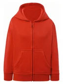 Bluzy dla chłopców - Chłopięca bluza z kapturem czerwona z nadrukiem bałwanka Tup Tup - miniaturka - grafika 1