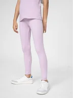 Legginsy - 4F Legginsy 4FJSS23TTIGF049 Fioletowy Slim Fit - miniaturka - grafika 1
