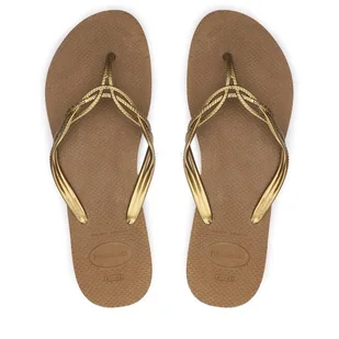 Japonki Havaianas 41232251856 Brązowy - Klapki i japonki damskie - miniaturka - grafika 1