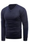 Swetry męskie - bluza /sweter męski 2200a - granatowy - Risardi - miniaturka - grafika 1