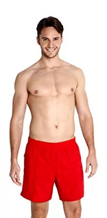Kąpielówki męskie - Speedo męska czas wolny Waters Boardshorts, czerwony, XS - grafika 1