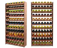 Stojaki na wino - Regał na wino RW-16 77 butelek - Brązowy Dekor / Wamar-Sosenka - miniaturka - grafika 1