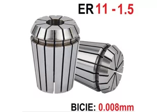 Tulejka zaciskowa ER11 FI 1,5mm Bicie 0,008mm CNC Professional - Tuleje - miniaturka - grafika 1