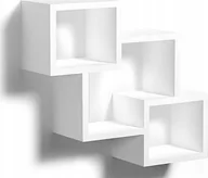 Półki do salonu - Elior Biała skandynawska półka wisząca - Apolla - miniaturka - grafika 1