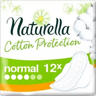 Naturella COTTON PROTECTION Podpaski ze skrzydłami NORMAL, 12 szt 8001841658384 - Podpaski - miniaturka - grafika 1