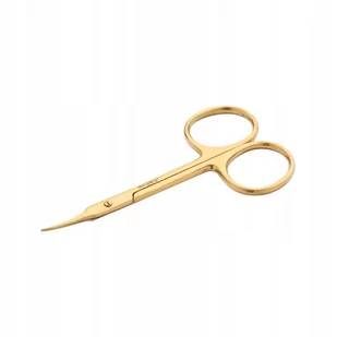 Aba Group Profesjonalne Nożyczki Do Skórek Zagięte Złote 20mm 1463 - Akcesoria do paznokci - miniaturka - grafika 1