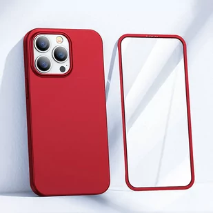 Joyroom 360 Full Case etui pokrowiec do iPhone 13 Pro obudowa na tył i przód + szkło hartowane czerwony (JR-BP935 red) - Etui i futerały do telefonów - miniaturka - grafika 2
