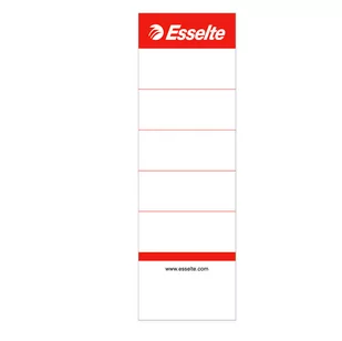 Esselte Etykiety segregator 75mm białe (10) ET6945 - Segregatory - miniaturka - grafika 1