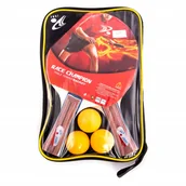 Tenis stołowy - Paletki Do Tenisa Ping Pong Piłeczki Zestaw Etui - miniaturka - grafika 1