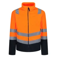 Bluzy męskie - Regatta Professional Męski Polar Odblaskowy z Suwakiem Pro HiVis Żółty, Rozmiar: S - miniaturka - grafika 1