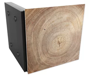 Allboards Skrzynka szafka na klucze DREWNO PIEŃ DRZEWA SŁOJE 30x30 cm KB30x30_00008 - Szafki na klucze - miniaturka - grafika 1