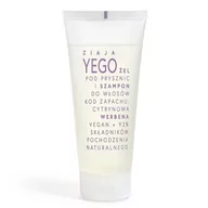 Szampony dla mężczyzn - Ziaja Yego Vegan żel pod prysznic i szampon do włosów kod zapachu: cytrynowa werbena 200ml - miniaturka - grafika 1