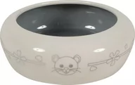 Akcesoria dla gryzoni - ZOLUX Miska ceramiczna dla gryzonia 250 ml kol. beżowy/szary - miniaturka - grafika 1