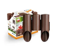 Akcesoria do urządzeń ogrodniczych - Cellfast Palisada ogrodowa Maxi 3-elementowa Brązowy - miniaturka - grafika 1