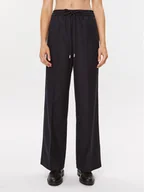Spodnie damskie - Boss Spodnie materiałowe Tavite 50502722 Granatowy Relaxed Fit - miniaturka - grafika 1