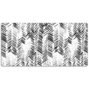 Mata na biurko Abstrakcyjna jodełka 120x60 cm - Podkładki na biurko - miniaturka - grafika 1