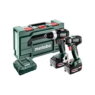 Zestawy elektronarzędzi - METABO ZESTAW COMBO SET 2.8.4 18V: BS 18 LT BL + SSD 200 LT BL + ŁADOWARKA + 2 AKUMULATORY 5.2AH + METABOX 145L 685196000 - miniaturka - grafika 1