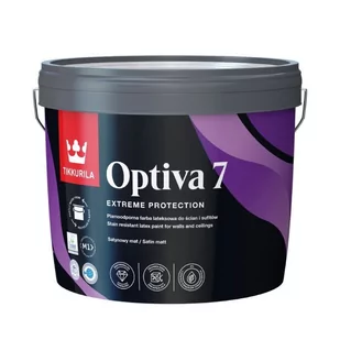 Tikkurila Optiva 7 Satin Matt 9l - Farby zewnętrzne Tikkurila Optiva 7 Satin Matt 9l - Farby zewnętrzne - miniaturka - grafika 1