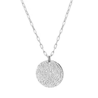 Naszyjniki - Damski naszyjnik z medalionem, stal szlachetna - Manoki - miniaturka - grafika 1