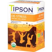 Herbata - Tipson DE-STRESS herbata ziołowa RÓŻA MIĘTA TULSI POMARAŃCZA saszetki - 20 x 1,5 g - miniaturka - grafika 1