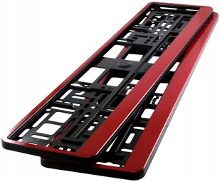 Ramki do tablic rejestracyjnych Czerwone 2 sztuki - Akcesoria motoryzacyjne - miniaturka - grafika 1