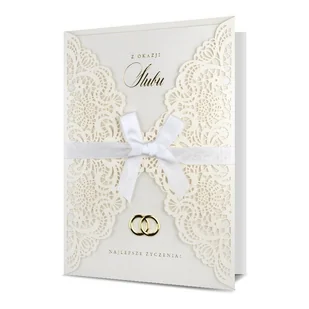 Kartka Na Ślub Z Życzeniami Kartki Ślubne Premium - Kartki okolicznościowe i zaproszenia - miniaturka - grafika 1