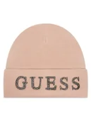 Czapki damskie - Guess Czapka AW5398 POL01 Różowy - miniaturka - grafika 1