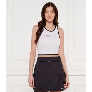 Karl Lagerfeld Jeans Top Cropped Fit - Koszulki i topy damskie - miniaturka - grafika 1