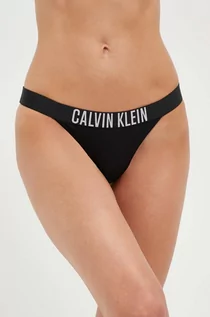 Stroje kąpielowe - Calvin Klein figi kąpielowe kolor czarny - grafika 1