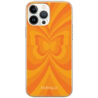 Etui i futerały do telefonów - Etui do Apple IPHONE 6 PLUS Motyle 001 Babaco Nadruk pełny Pomarańczowy - miniaturka - grafika 1