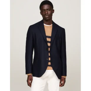 Tommy Hilfiger Wełniana marynarka | Slim Fit - Marynarki męskie - miniaturka - grafika 1