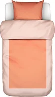 Pościel - Pościel Keersten 140 x 220 cm pomarańczowa z poszewką na poduszkę 60 x 70 cm zapięcie flap - miniaturka - grafika 1