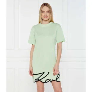 Karl Lagerfeld Sukienka KARL SIGNATURE HEM - Sukienki - miniaturka - grafika 1