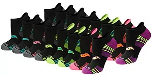 Saucony Damskie wielopak Performance Heel Tab Athletic Skarpety do biegania (8 sztuk), Różne czarne (16 par), 36-42 EU - Skarpetki damskie - miniaturka - grafika 1