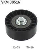 Rolki i napinacze - rolka kierunkowa / prowadząca, pasek klinowy zębaty SKF VKM 38516 - miniaturka - grafika 1