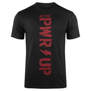 koszulka AC/DC - PWR-UP VERTICAL LOGO-M - Koszulki męskie - miniaturka - grafika 1