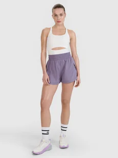4F Spodenki treningowe szybkoschnące damskie 4F x Anna Lewandowska - fioletowe L - Spodenki damskie 4F Spodenki treningowe szybkoschnące damskie 4F x Anna Lewandowska - fioletowe L - Spodenki damskie - miniaturka - grafika 1