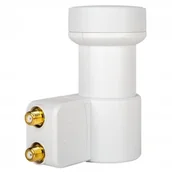 Konwertery satelitarne - MEGASAT LNB Twin Universal Profi Gold 0,1 dB LNBT-UNI-PROFIGOLD - miniaturka - grafika 1