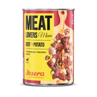 4 + 2 gratis! Josera Meatlovers, 6 x 800 g - Menu, Wołowina i ziemniak - Mokra karma dla psów - miniaturka - grafika 1