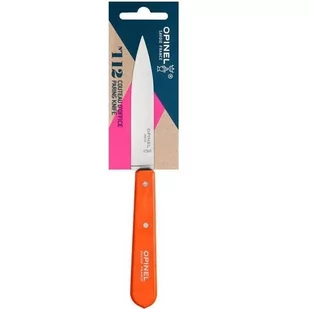 Opinel Nóż kuchenny dla dorosłych  No. 112, stal Sandvik, pomarańczowym uchwyt z drewna bukowego nóż kucharski, wielokolorowa, bez rdzy, One Size 254385 - Noże kuchenne - miniaturka - grafika 1
