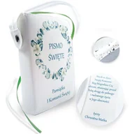 Dewocjonalia - Okładka na Pismo Święte PALLOTTINUM 18x12 na zamek, prezent na komunię z dedykacją - miniaturka - grafika 1