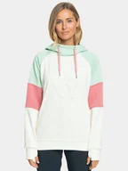 Bluzy damskie - Roxy Bluza Liberty Hoodie Otlr ERJFT04711 Écru Regular Fit - miniaturka - grafika 1