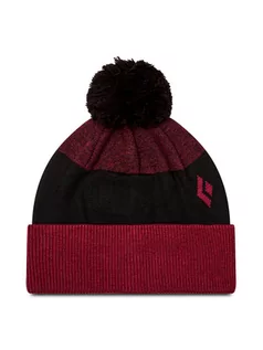 Czapki damskie - Black Diamond Czapka Pom Beanie AP721002 9061 Bordowy - grafika 1