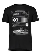 Koszulki męskie - asics Koszulka "Nimbus" w kolorze czarnym - miniaturka - grafika 1