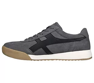 Skechers Męskie trampki 237351 CCBK, ciemny zamsz/czarne wykończenie, 10,5 UK - Trampki męskie - miniaturka - grafika 1