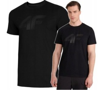 Koszulka Męska 4F T-shirt Bawełniany Podkoszulek Sportowy Co Dzień S
