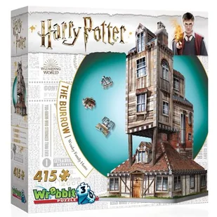 Wrebbit Puzzles Puzzle 3DThe Burrow Weasley Family Home - Puzzle - miniaturka - grafika 1