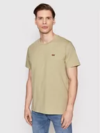 Koszulki męskie - Levi's T-Shirt Original Housemark 56605-0131 Beżowy Regular Fit - miniaturka - grafika 1