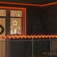 Oświetlenie świąteczne - vidaXL Lina świetlna z 2400 diodami LED Ciepła biel 100 m PVC - miniaturka - grafika 1