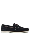 Półbuty męskie - Tommy Hilfiger Półbuty Th Boat Shoe Core Suede FM0FM05387 Granatowy - miniaturka - grafika 1